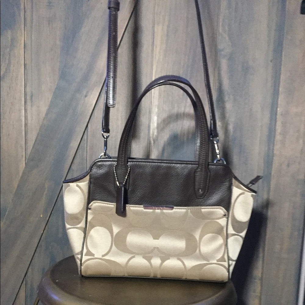 Coach Signature C Cross Body With Handle Straps